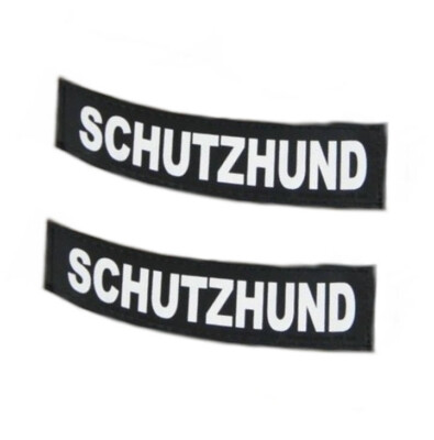 1 Paar Julius K9-Logos ''Schutzhund'' klein