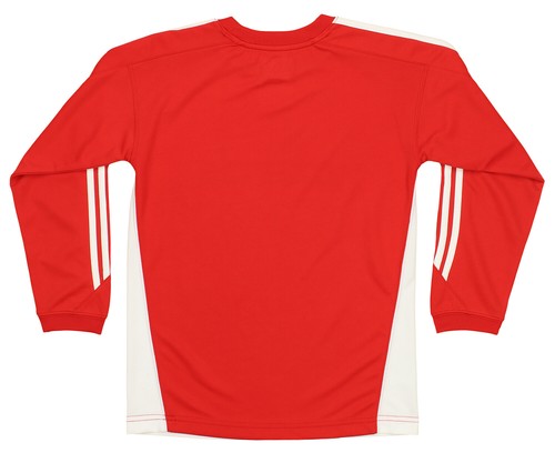 Adidas Washington Wizards NBA Boys Youth Raglan Long Sleeve Shirt, White/Red - Picture 2 of 6