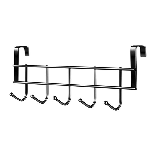 Hooks Over The Door Hooks Bathroom Hanger Clothes Towel Storage Holder Silver - Bild 3 von 21