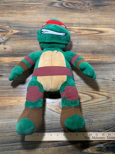 TMNT Build A Bear 18" Plush Teenage Mutant Ninja Turtles Raphael Flip Face - Picture 18 of 20