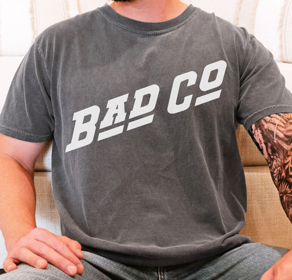 ビンテージ　Tシャツ　bad company バッドカンパニー BAD COMPANY T-Shirt 80s 90s Punk Rock Band Vintage Black