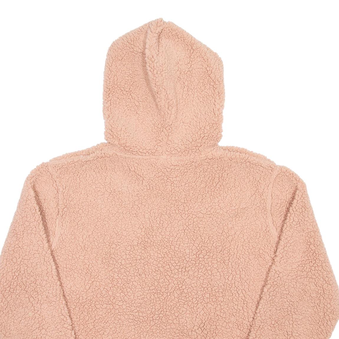 FILA Cropped Fleece donna rosa felpa con cappuccio UK 12