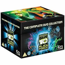 BEN 10 ALIEN FORCE COMPLETE SERIES DVD BOX SET TEN COLLECTION New Sealed UK R2