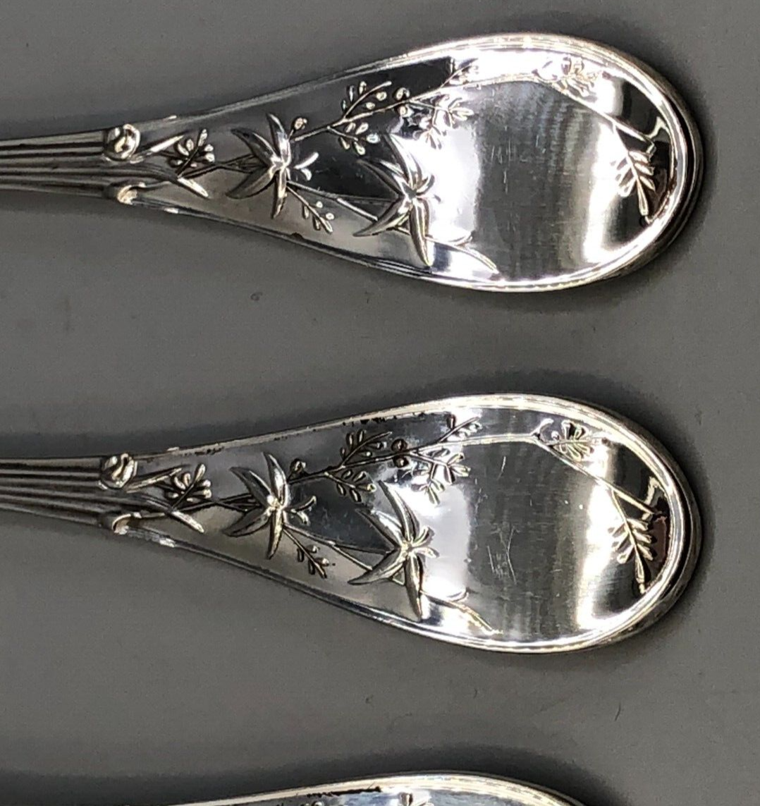 Audubon by Tiffany Sterling Silver set of 4 luncheon Forks 7.25