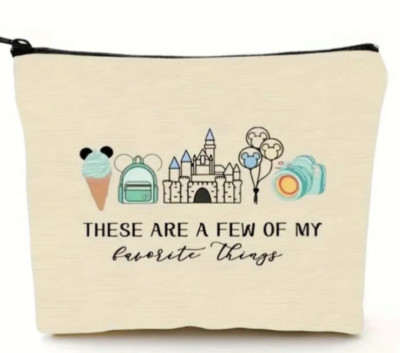 Disney Parks Disney Favorite Things Pouch Makeup Bag Travel Organizer