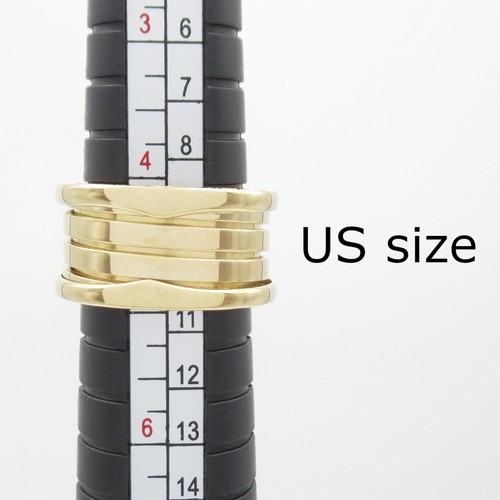 BVLGARI B-zero 1 Ring 18KYG Yellow Gold Used Unisex US size 5 #49 - Picture 6 of 7