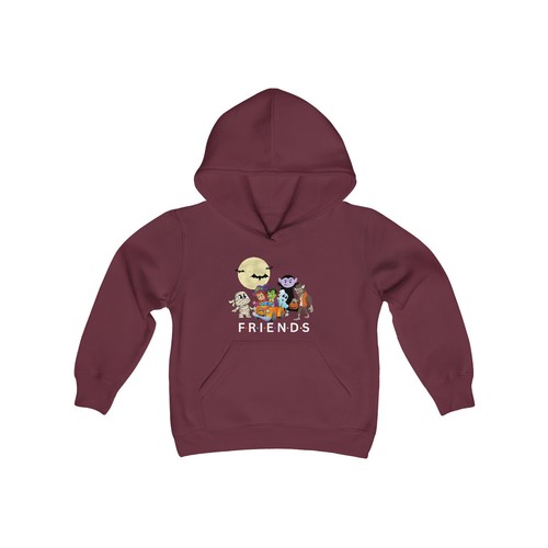 Kids Halloween Hooded Sweatshirt - Picture 12 of 33