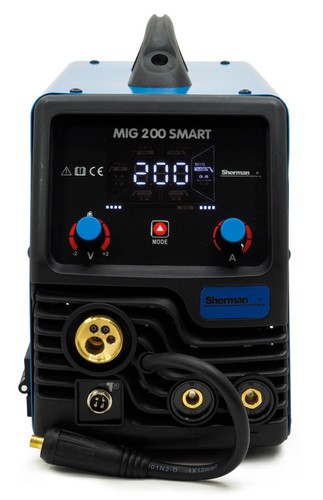 Soldador inversor Sherman™ MIG/MAG 200Amp TIG LCD sinergia 3 en 1 sin gas/gas - Imagen 3 de 7