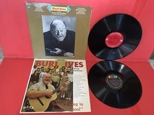 Lot of 2 Burl Ives LP's - See Item Description for details