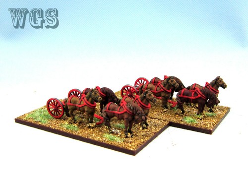 15mm Seven Years War WGS Painted Hanoverian horse limber HC4 - Picture 5 of 6