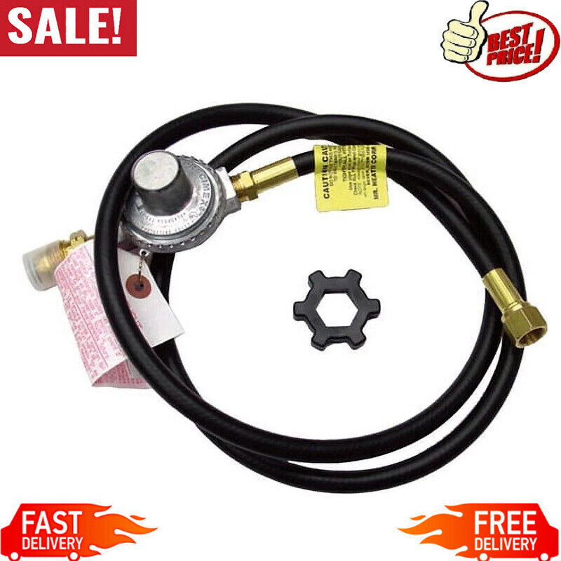 Low Pressure Portable Propane Hose Regulator Assembly for Appliance Installation
