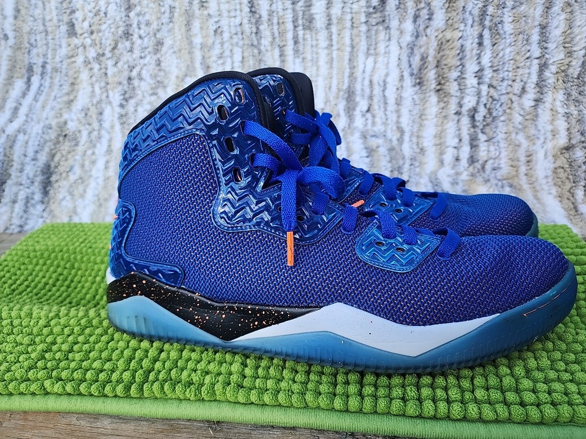 Nike Air Jordan Spike 40 Royal PE Shoes Men 13 Blue Orange Wht
