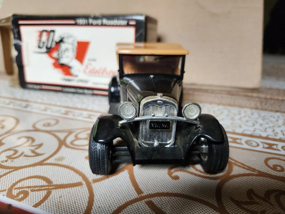 Eastwood Automobilia 1931 Roadster Go con banco fundido a presión Edelbrock raro Foto 4 de 4