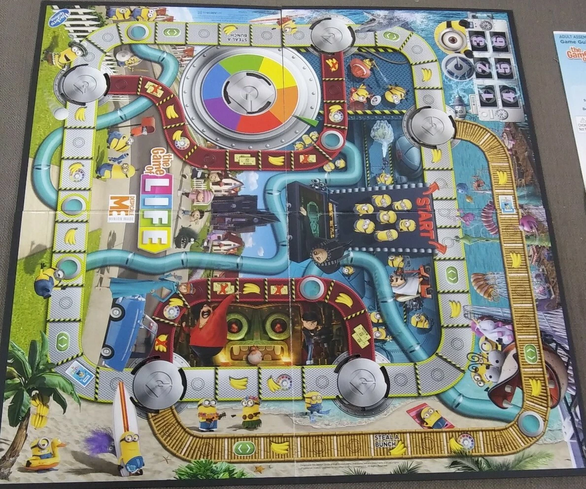 Instructions Rules The Game of Life Despicable Me Minion Made