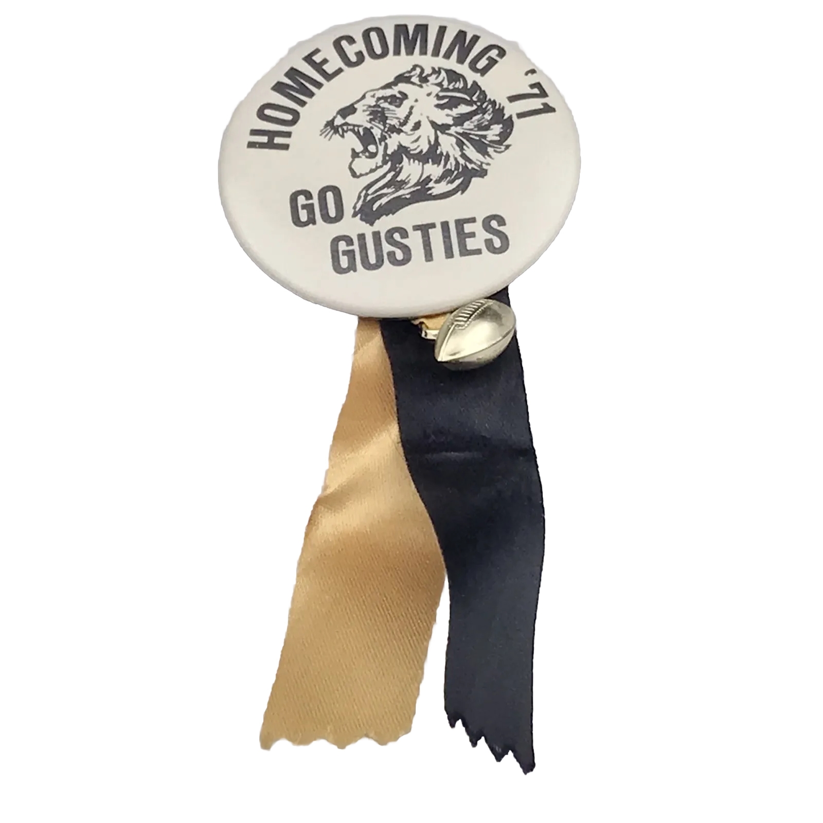 Gustavus Adolphus College Football Vintage Pin Button 1973