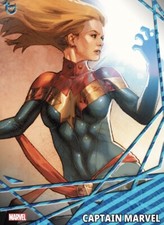 [DIGITAL CARD] Topps Marvel - Captain Marvel - 2021 S1 Tier 6 Cyan Base Mystery