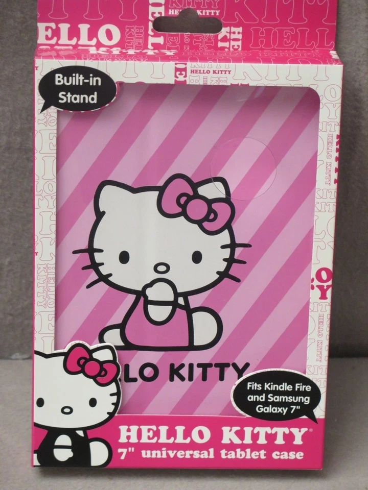 Hello Kitty, My Little Pony, Barbie or Hot Wheels 7" Universal Tablet Case BNIB  - Image 2 of 4