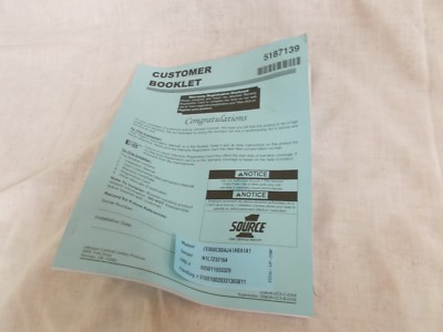 York ZE060C00A2A1ABA1A1 Roof Top Unit Owner's Manual 5187139