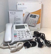AT T Speakerphone Gently Used Comes With Booklet, Wires Lg Tilt Display