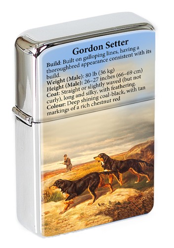 Gordon Setter Flip Top Lighter