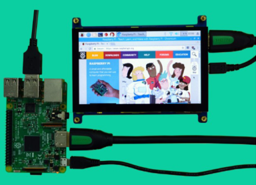 New 5" HDMI LCD Display 800*480 Capacitive Touch Screen for Raspberry Pi Win 10 - Picture 1 of 1