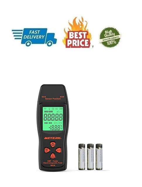 Meterk EMF Meter Electromagnetic Field Radiation Detector ...