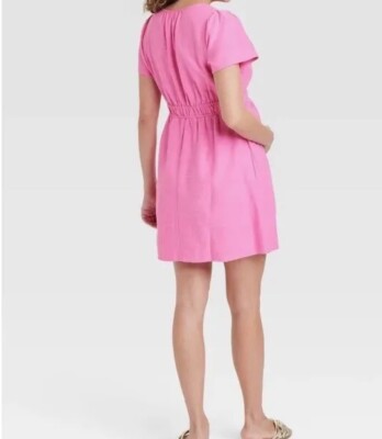 Ingrid & Isabel Dresses Short Sleeve Woven Mini Maternity Dress Sz XXL |  eBay