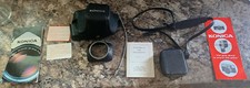Vintage KONICA Accessory Lot Catalogs Strap Cases Rare 60  s 70  s Japan Camera