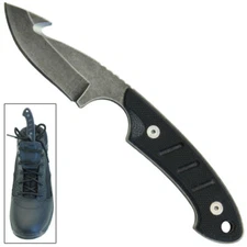 5.5" Deep Aversion Tactical Military Outdoor Fix Blade Camp Boot Knife + Sheath