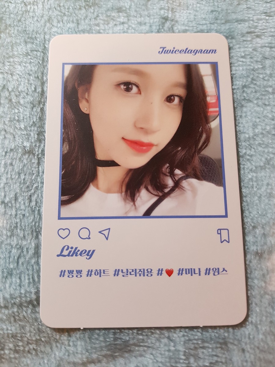 TWICE ミナ サノク トレカ Likey TWICE 1st Album Twicetagram LIKEY Mina Type-B Photo Card Official