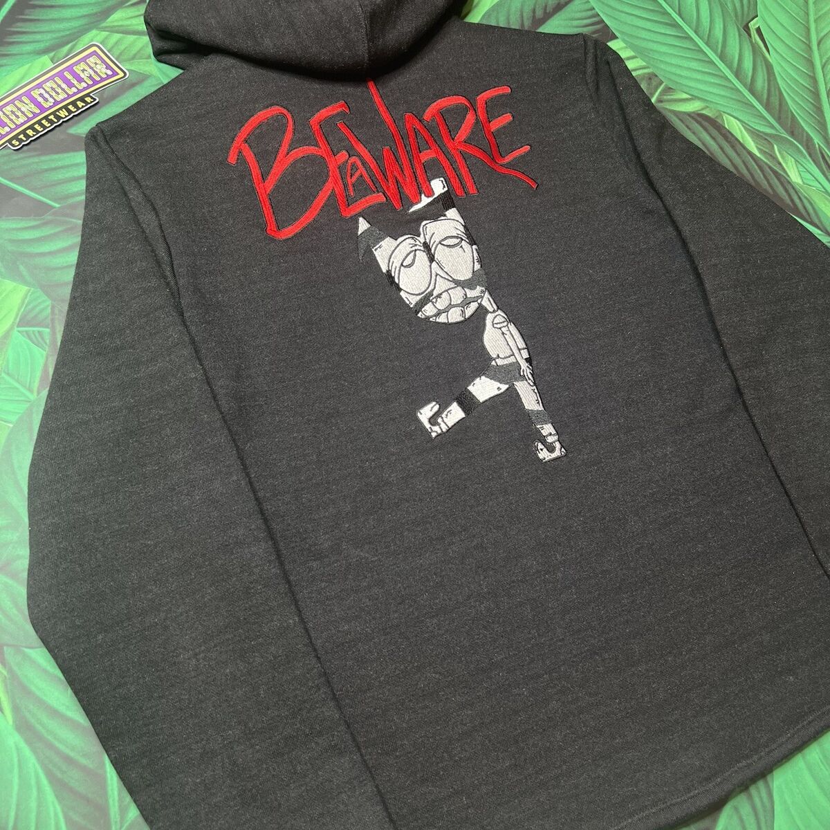 Chrome Hearts Matty Boy Control Beware Zip Up Embroidered Chrome Hearts Matty Boy Control Beware Zip Up Embroidered