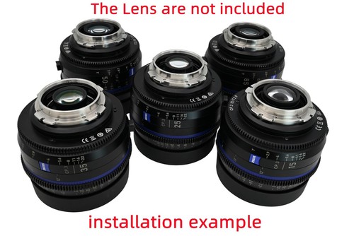 XPimage Modify Adapter für Zeiss CP.3 CP3 Kompakt Prime Objektiv auf ARRI PL Cine Cam - Bild 7 von 7