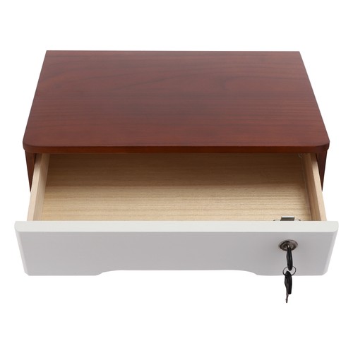 Office Supplies Drawer Organizer Wood Desktop Storage Box With Lockable Drawer - Bild 17 von 24