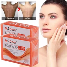 2Pack Kojic Acid Soap Acne Dark Spot Remover Skin Lightening Whitening Face Body