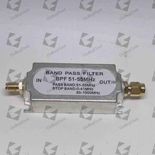 BPF51-55MHz RF Microwave Pass Filter SMA Connector Band Pass Bandpass Filter