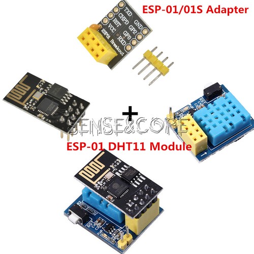 ESP8266 DHT11 Temperature Humidity WiFi Wireless Module Pin ESP-01/01S Adapter S