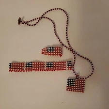 American Flag Jewelry Necklace bracelet Ring