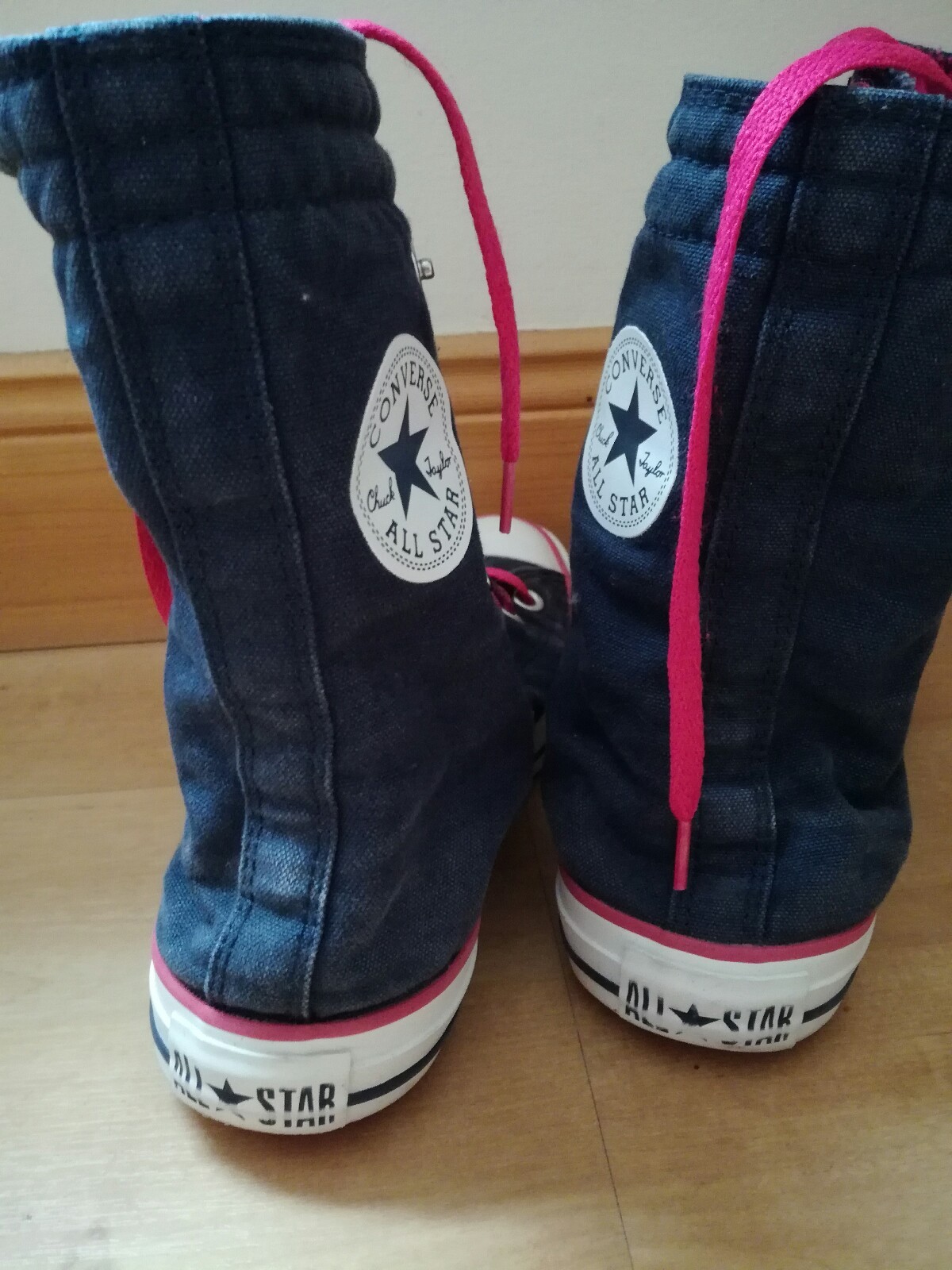 AUTHENTIQUES CONVERSE Trainer Chaussure Boots rose Replier Baskets bleu marine et rose Boots taille 5 UK de9890 AUTHENTIQUES CONVERSE Trainer Chaussure Boots rose Replier Baskets bleu marine et rose Boots taille 5 UK de9890