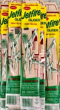 Lot of 6 Guillow's Jetfire Balsa Wood Fun Toy Flying Glider Airplanes  GUI-30-6