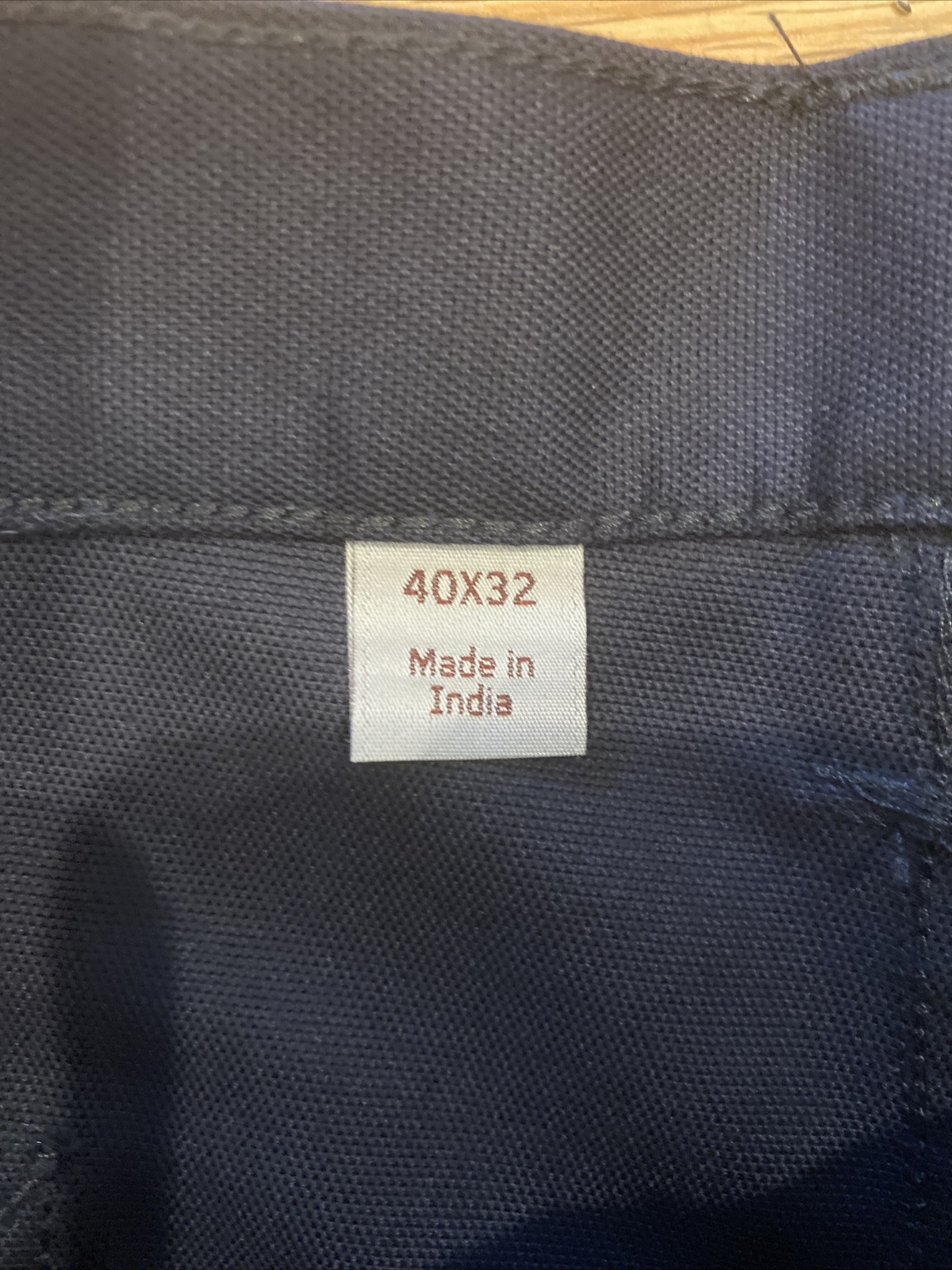 Carhartt Men's 40x32 Rugged Navy Professional Work Pants NWT image 6