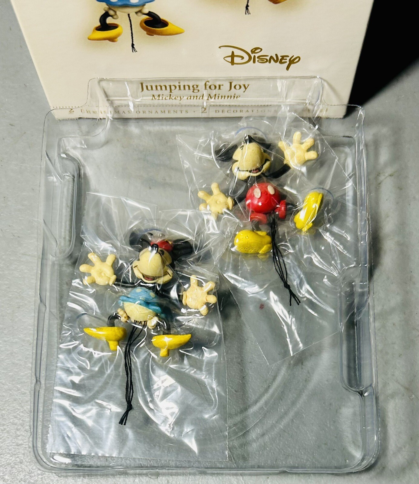 2006 Hallmark Keepsake Ornament JUMPING FOR JOY Mickey &Minnie Mouse BRAND NEW
