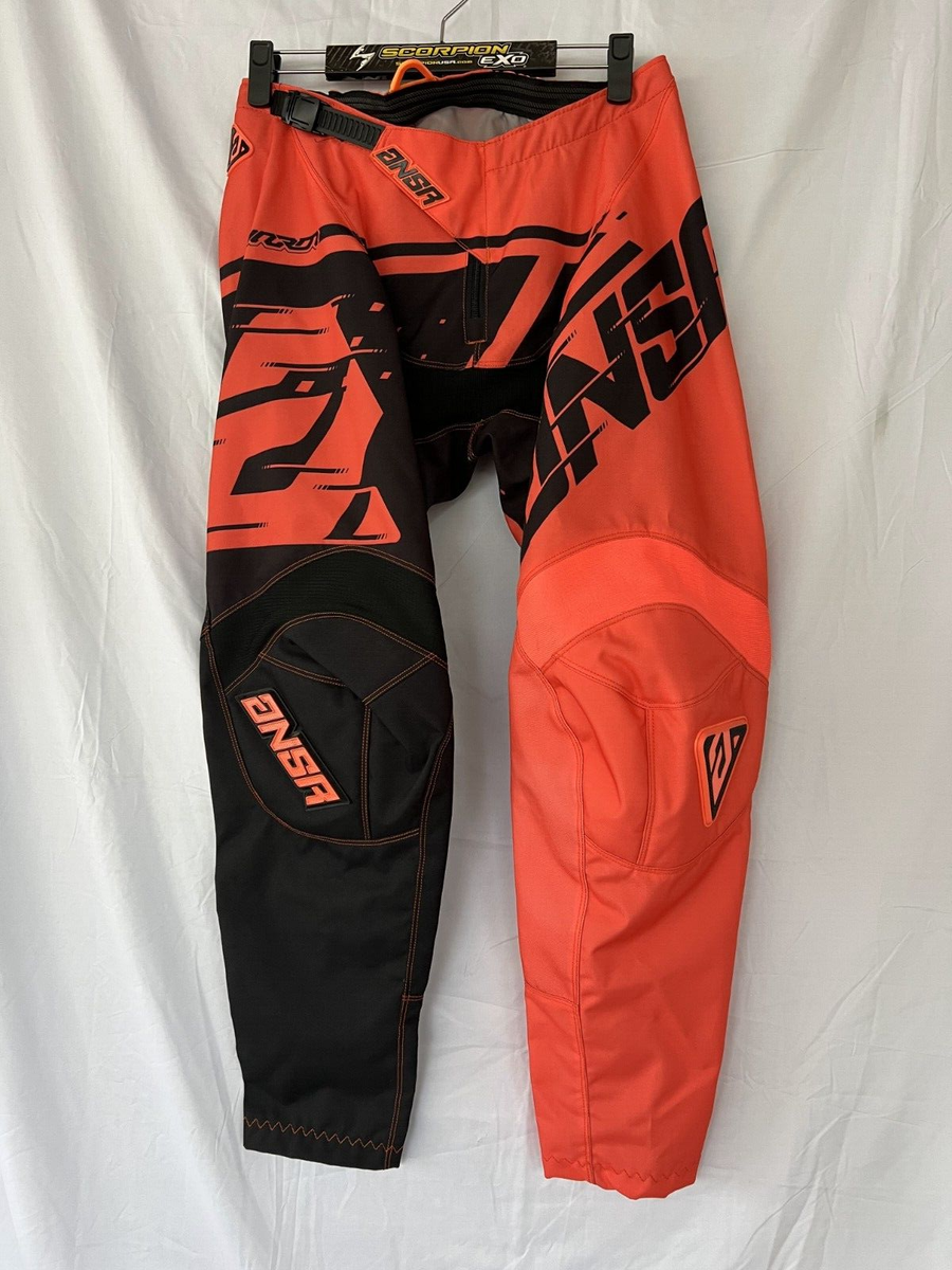 Answer Racing ANSR Syncron Motocross Pants Orange/Black Men's 32
