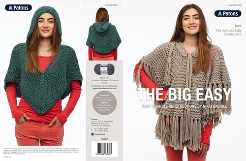 PATONS THE BIG EASY BY NIKKI GABRIEL #0010 - PATTERN LEAFLET