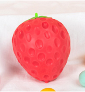 strawberry stress ball