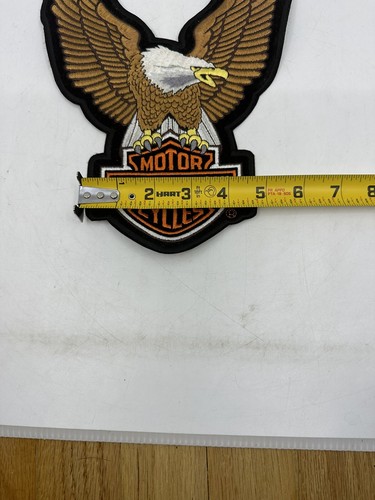 Parche Harley Davidson Brown Eagle Up Wing B&S 10 1/2" x 8" EMB328394 - Imagen 12 de 12