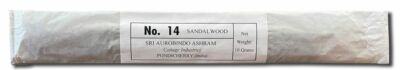 Sandalwood Incense Sri Aurobindo Ashram Hand Rolled 10 Sticks 
