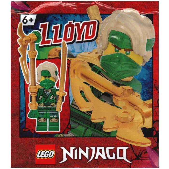 LEGO Ninjago Golden Dragon Lloyd con Espada de Oro Paquete de Lámina 892292 (SELLADO)