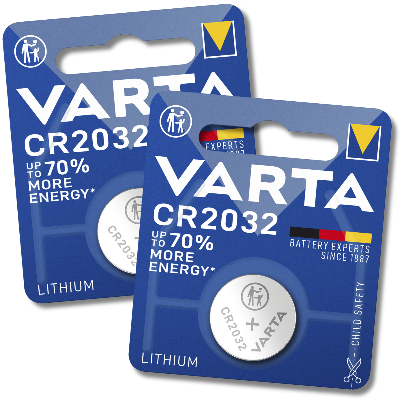 2x VARTA CR2032 Batteries High Quality Lithium Cell 3V DL2032 *EXPIRY 01/2035*