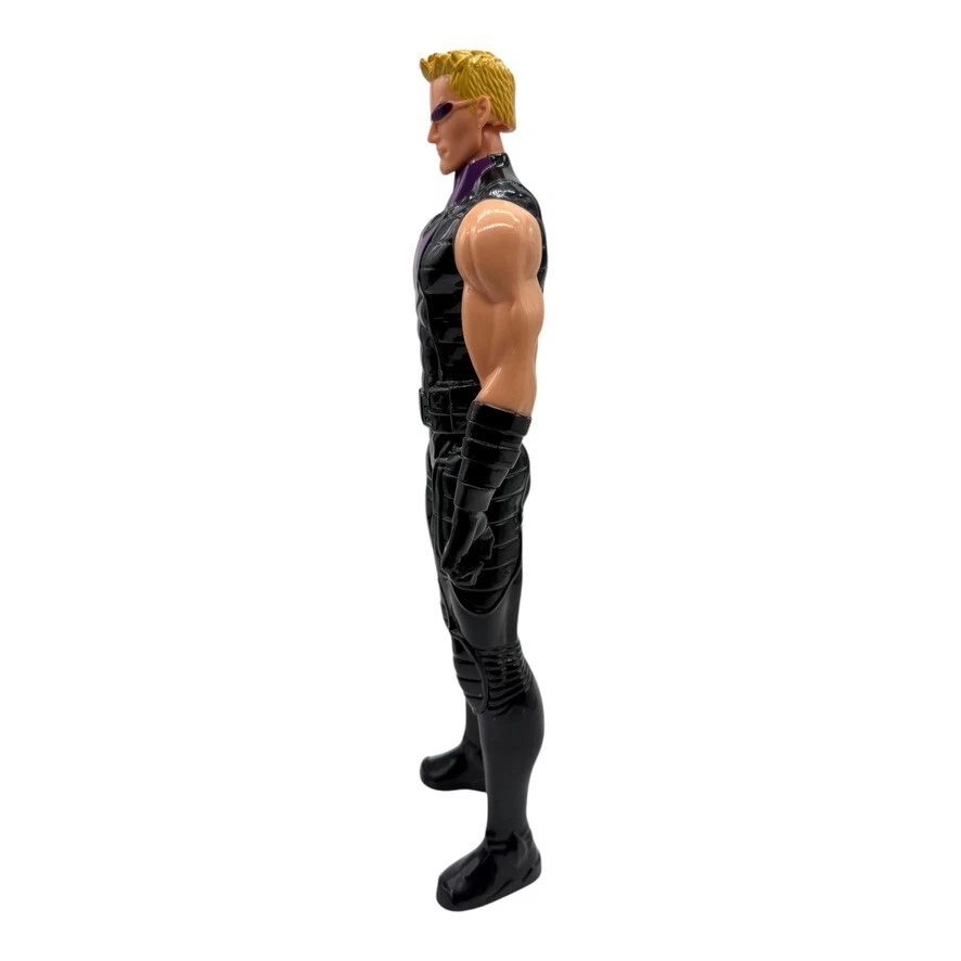 Figura de acción Hawkeye 12 pulgadas Marvel Avengers Assemble Purple Titan Hero 2014 Foto 4 de 4