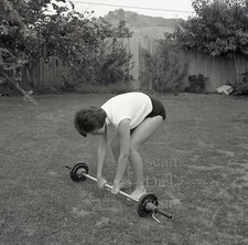 1960s Vogel Negative-sexy brunette pinup girl Pamela Harris-cheesecake v200466 